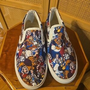 Disney Beauty and the Beast Slip-On Shoes Belle Princess Ground Up Size 6